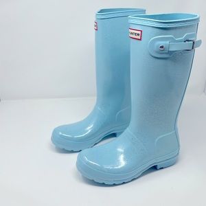 Baby Blue Hunter Boots